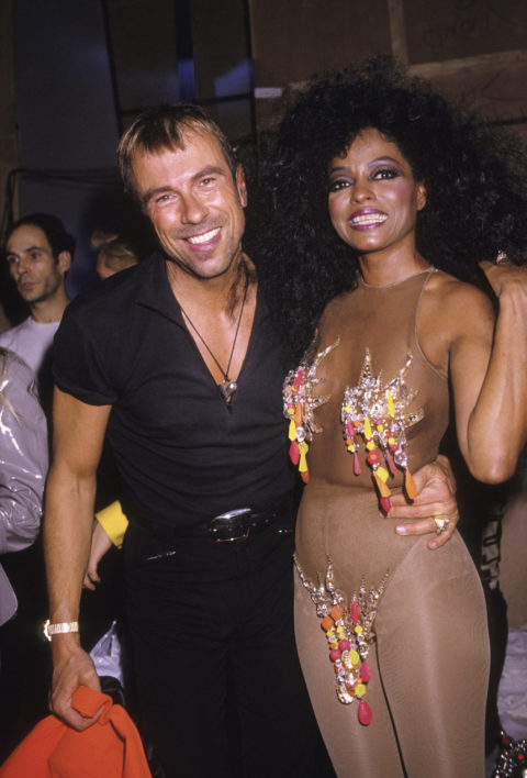 thierry mugler and diana ross